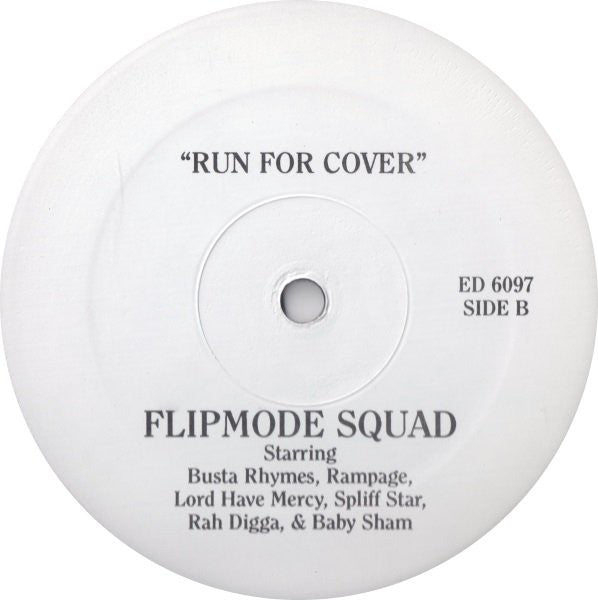 Flipmode Squad - Everybody On The Line Outside / Run For Cover (12", Promo)