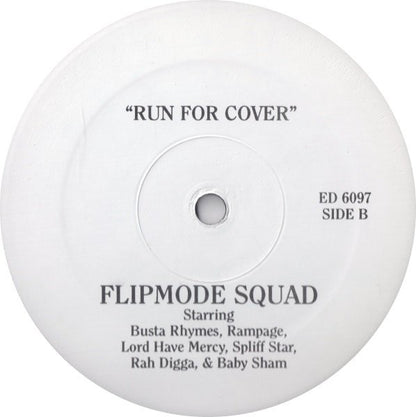 Flipmode Squad - Everybody On The Line Outside / Run For Cover (12", Promo)