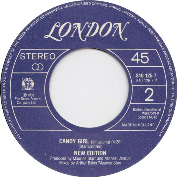 New Edition - Candy Girl (7")