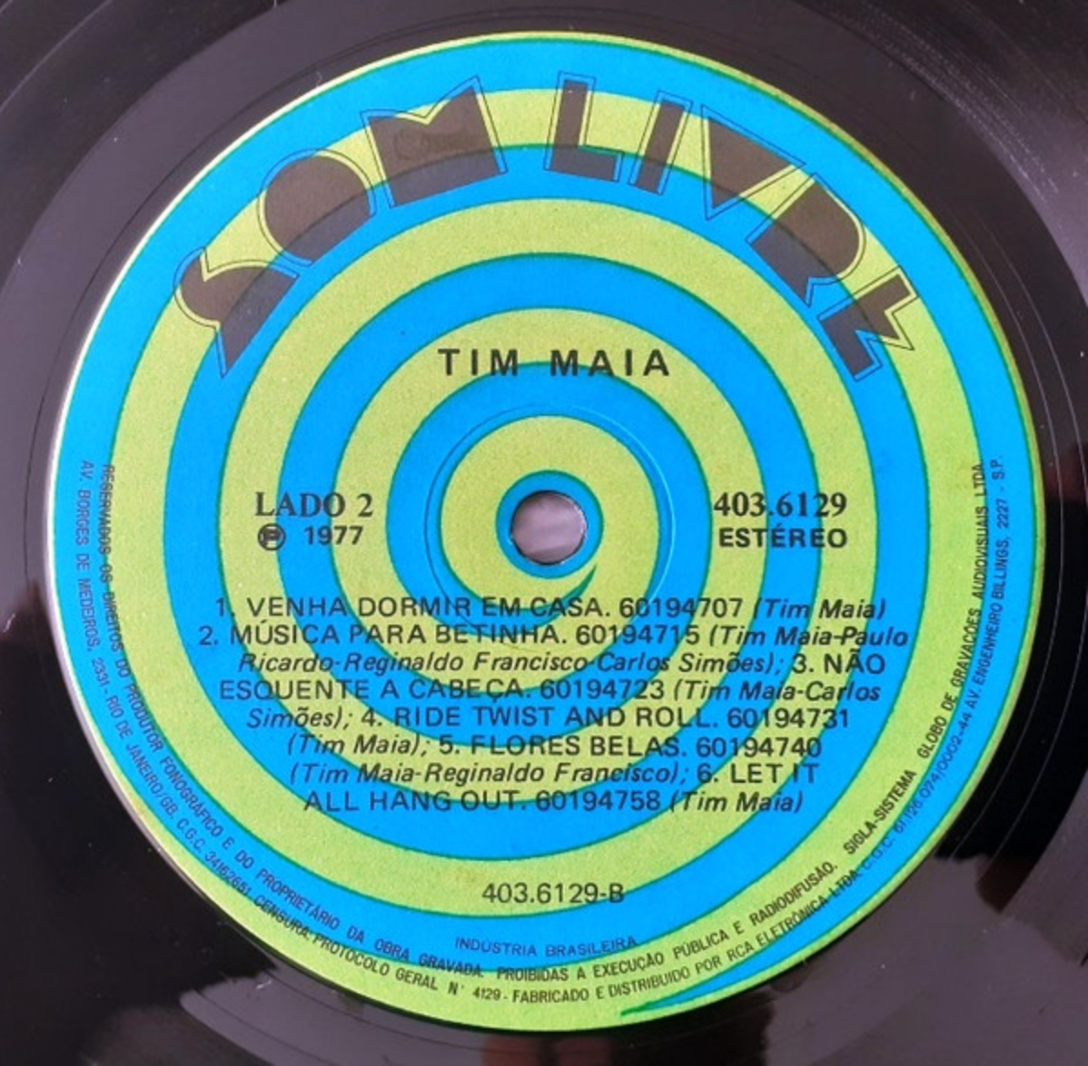 Tim Maia - Tim Maia (LP, Album, RE, Unofficial)