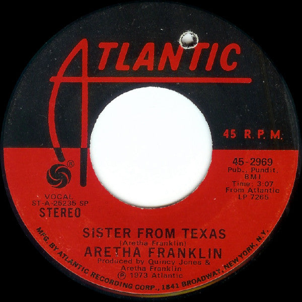 Aretha Franklin : Angel (7", SP )