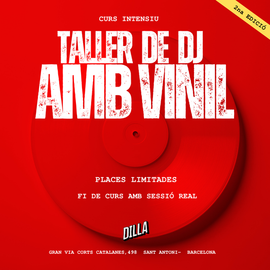 Taller de DJ con vinilo — 2ª edición · desde el 8 de octubre